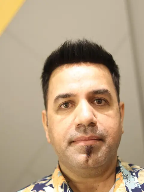 Same client after his hair system fitting