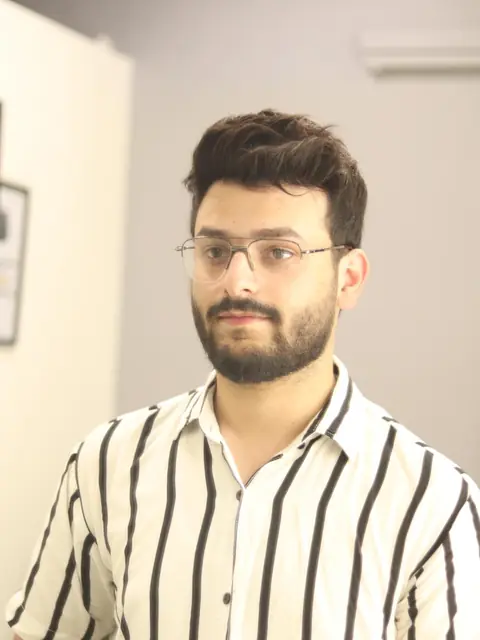 Same client after his hair system fitting